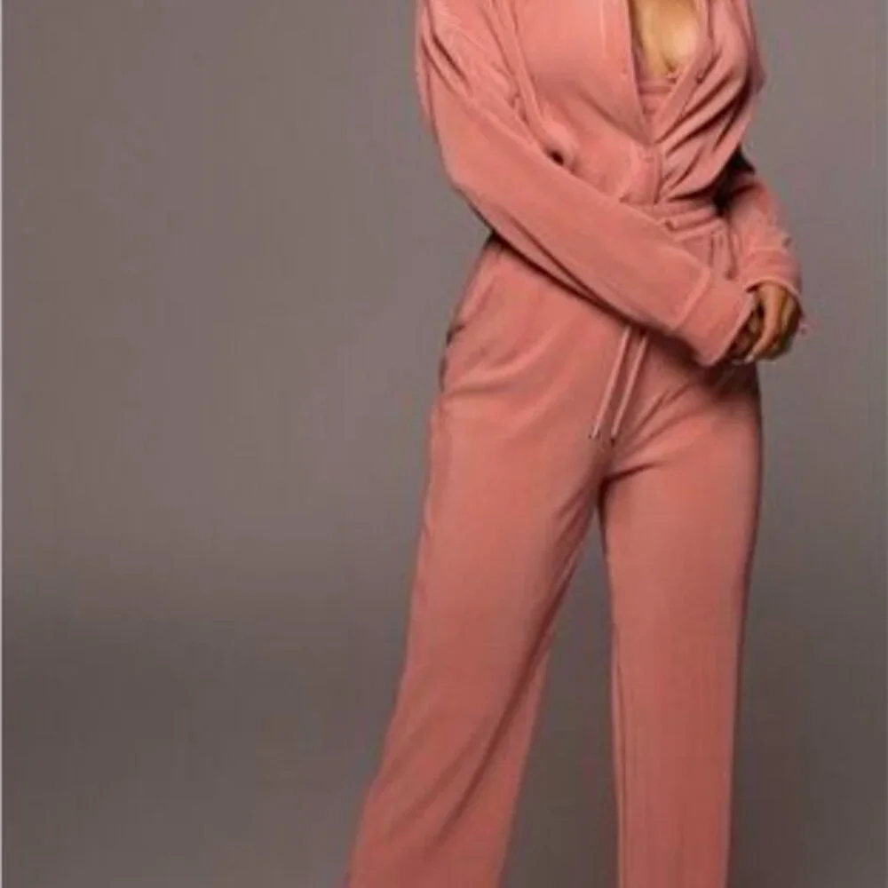 JLUXLABEL Plissé Dusty Pink Set - Picture 2 of 7